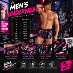 🩳Men's Novelty Graphic Long Leg Boxer Briefs