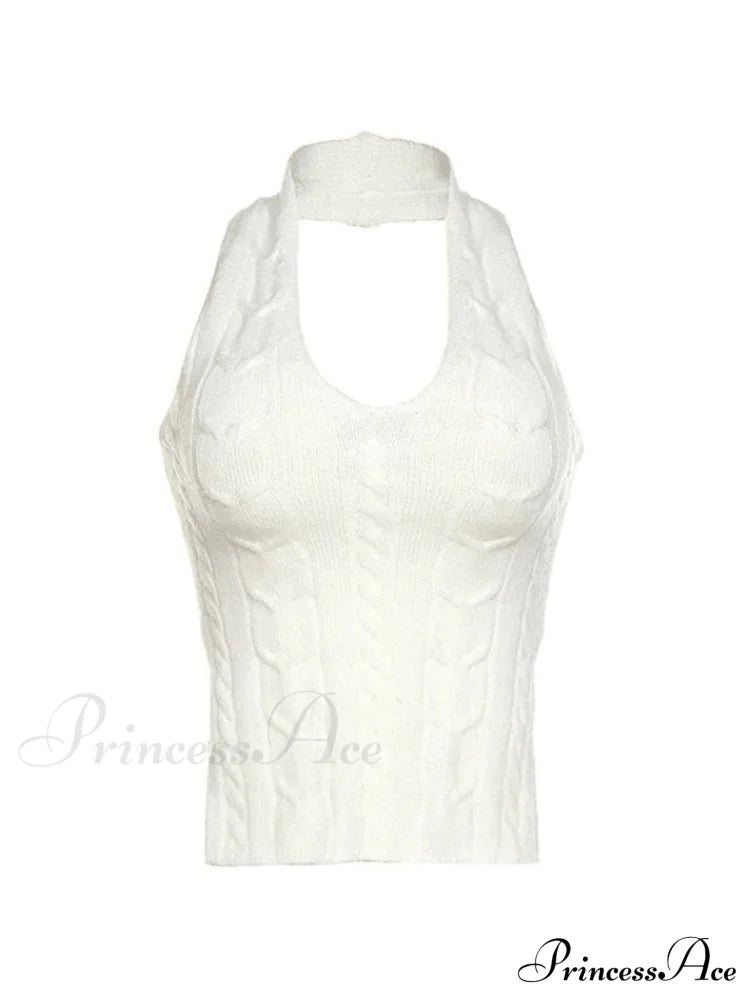 Halter Bodycon Graceful Polo Mini Dress Sweaters