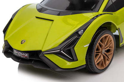 Lamborghini Sian Foot Baby Walker to Floor Push Pedal Ride On Car with Music and Lights
