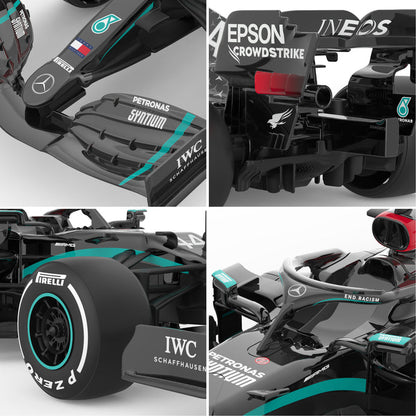 Mercedes-Benz F1 W11 EQ Performance 1/18 Scale Licensed Remote Control Toy Car, Official F1 Merchandise by Rastar